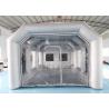 7x4x3m Carbon Filter Paint Inflatable Spray Booth / Portable Car Spray Booth Tent for sale