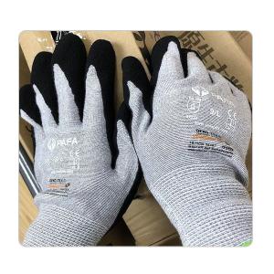 Wholesale Grey Seamless Bamboo Fiber Sandy Nitrile Gloves from china suppliers