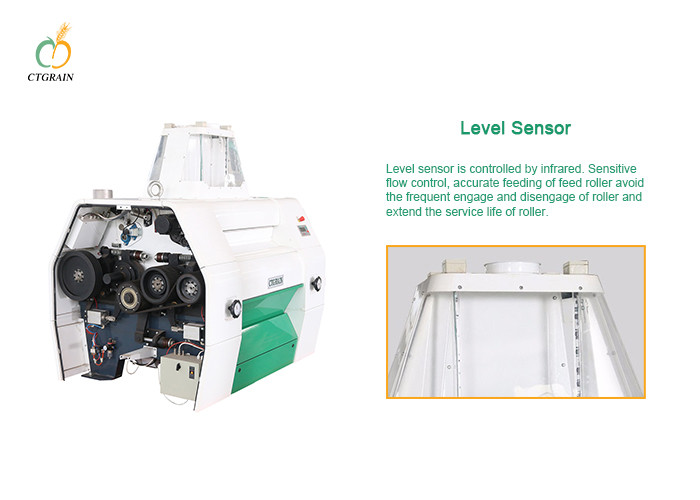 Servo Feeding Grain Roller Mill For Livestock Feed