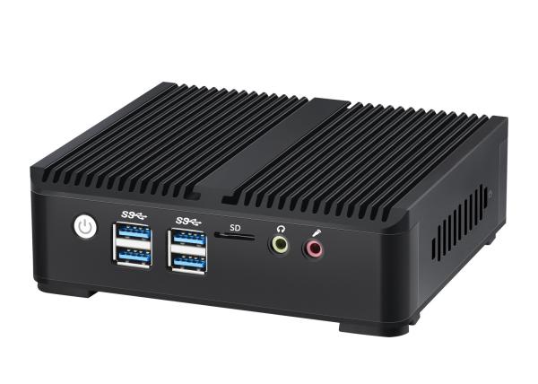 2 x Lan Industrial PC Firewall N5105/N100/N200 Fanless Mini Desktop Computer,