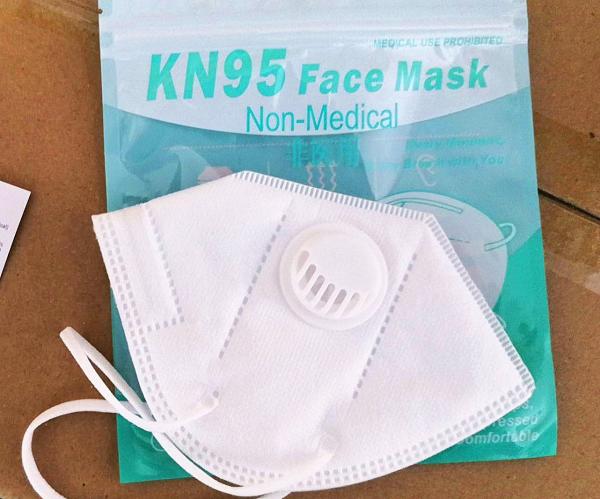 Safety 5 Ply KN95 Face Mask Anti Dust Reusable Respiratory Face Mask Ears