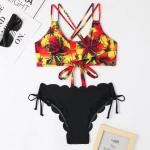 Sexy Chain Swimming Suits Bikini Drawstring Elegant Sexy Bathing Suits For Women
