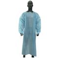 Waterproof Disposable Nonwoven CPE Apron Gowns With thumb Loop CPE gown