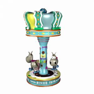 Wholesale 250W Children 'S Arcade Machines / Small Coin Operated Carousel Kiddie Rides from china suppliers