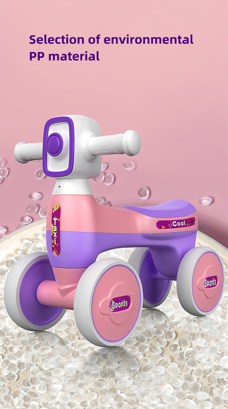 Unisex Cute Walker Balancing Balance Bike Ride On Scooter Car Toys for Kids G.W 2.5kg