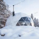 Five Star Geodesic Dome Tent Outdoor Glamping Igloo House Winter Domo Hotel