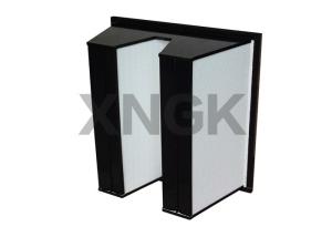 Wholesale Medium Efficiency V Cell Filter Glass Fiber Media , Fpr 7 Air Filter 595 * 595 * 292 Mm from china suppliers