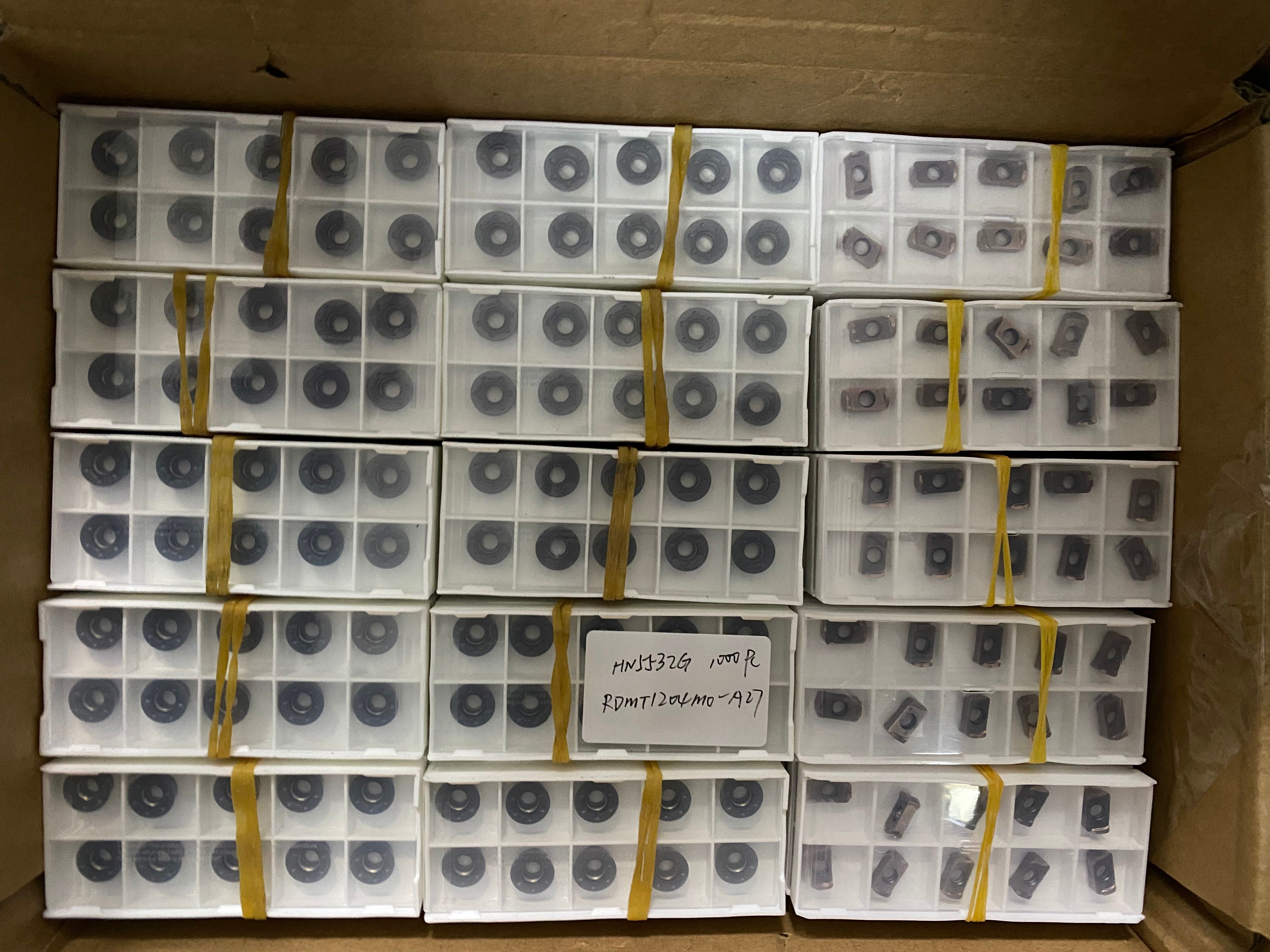 High Feed Tungsten Carbide Milling Inserts RDMT1204 RPMT1003