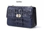 Fashion crocodile skull leather bag for women with one shoulder slung chain
