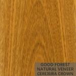 Cerejeira Wenge Natural Wood Veneer Grain Specially For Hotel Decoration