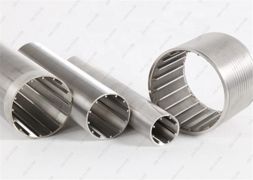 ID 150mm 2mm Slot Sintered Wire Mesh Filter For Well Drilling