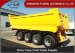 2 / 3 / 4 Axle Dump Trailer 20 - 80T , Energy Saving Steel Dump Trailers