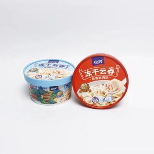Wholesale Disposable Paper Bowl lyophilized wonton with lid paper bucket instant noodles take-away food packaging hot drink cup from china suppliers