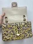 Authentic Crocodile Skin Women Flap Bag Genuine Alligator Leather Lady Colorful