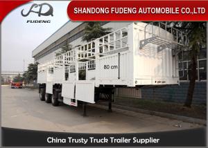 Wholesale Removable fence side wall semi trailer for transport cement in bags from china suppliers