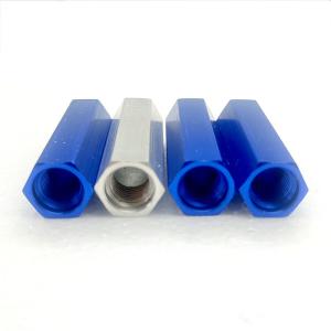 Wholesale Turning CNC Aluminum Parts Blue / Silver Aluminum Fabrication Parts from china suppliers