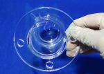 High Temperature Resistance Quartz Tube Flange For Chemical Industry Electric
