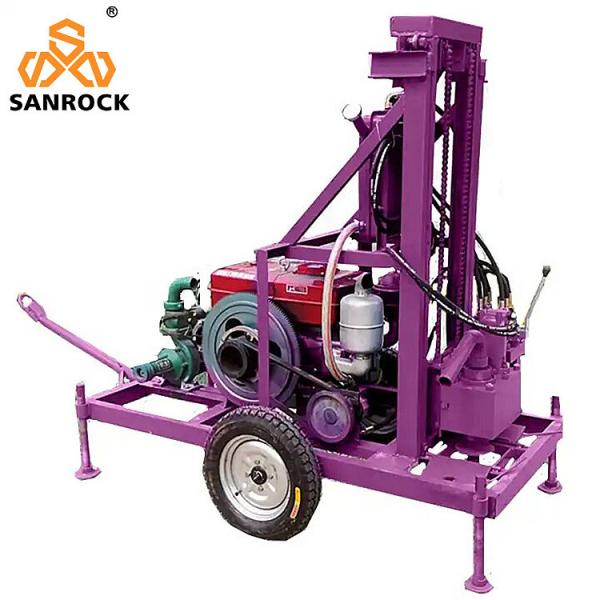 Rotary Water Drilling Rigs Portable Hydraulic Borehole Water Well Drilling