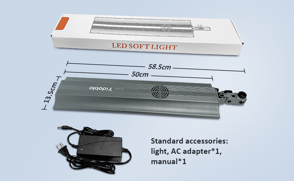 Yidoblo beauty leg led fill Light 70W 5800k broadcast live steaming fill soft light Panel Lamp Game Live Video Lighting GL-80RP