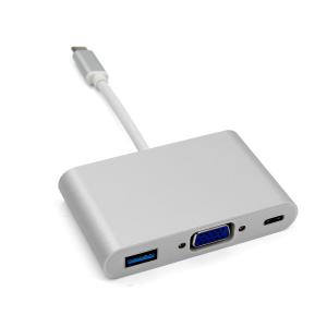 Wholesale Silver 4K 3.0 USB C Hubs Multiport Adapter Female Converter from china suppliers