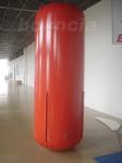 2.5m High Red Color Inflatable Tube / Inflatable Buoy For Advertising