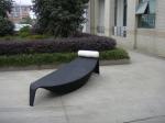 All Weather Outdoor Rattan Daybed Leaf Bed For Patio Beach Pool