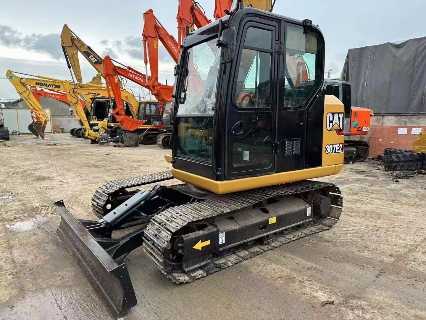 Cart 307E2 Used Mini Diggers 7TON Crawler Mini Excavator CAT307e2 0-2000 Working Hours