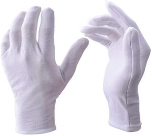 Wholesale 30% Polyester 70% White Cotton White Parade Gloves OEM from china suppliers