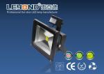 External Bridgelux Chip 4000k PIR Led Flood Light Outdoor Security Lighting