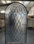 All Diamond Beveled Entry Door Glass With Patina Caming