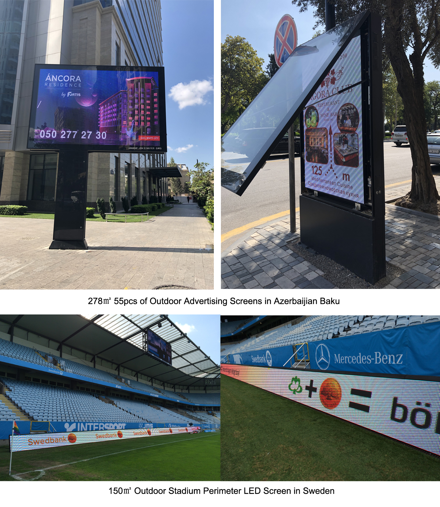 Outdoor Advertising P2.5 LED Display Poster With Customized High Performance