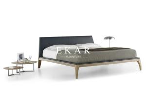 Wholesale Bed Room Furniture Wooden Latest Double Bed Designs ZZ-BD016 from china suppliers