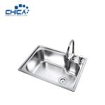 SUS304 Stainless Steel Kitchen Sink Topmount Kitchen Sink Single Bowl Kitchen