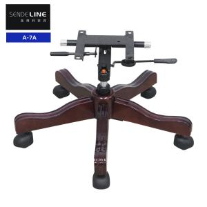 Wholesale Office Boss Swivel Chair Wood Base Big Class Chair Five Star Foot Base from china suppliers