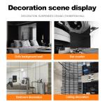 Modern Light Luxury Bamboo Charcoal Wood Veneer PVC Slotted Wallboard