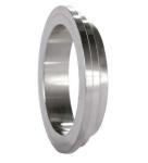 SMS SS316L 25-102mm Sanitary Tube Fittings Welding Liner