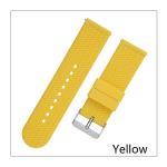 Smart Wrist Silicone Watch Strap Flat Head Anti Sweat 18mm 20mm 22mm 24mm