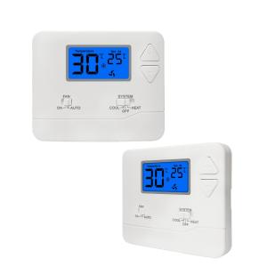 Wholesale 24V Single Stage Fireproof ABS Air Conditioner Thermostat from china suppliers