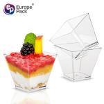 Food grade environmental protection material disposable square 58ml ps cup