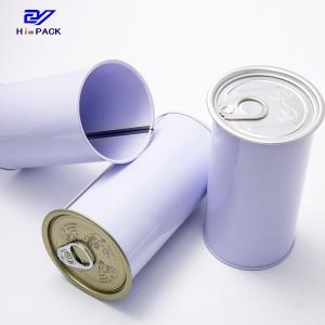 Wholesale 400g 500g 800g 1000g Metal Drink Can Purple Tin Plate Packaging from china suppliers