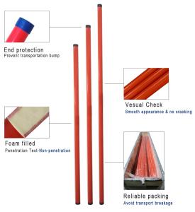 Wholesale Insulation Epoxy Fiberglass Tube / Foam Filled Fiber Glass Tubing for Live Line Tools from china suppliers