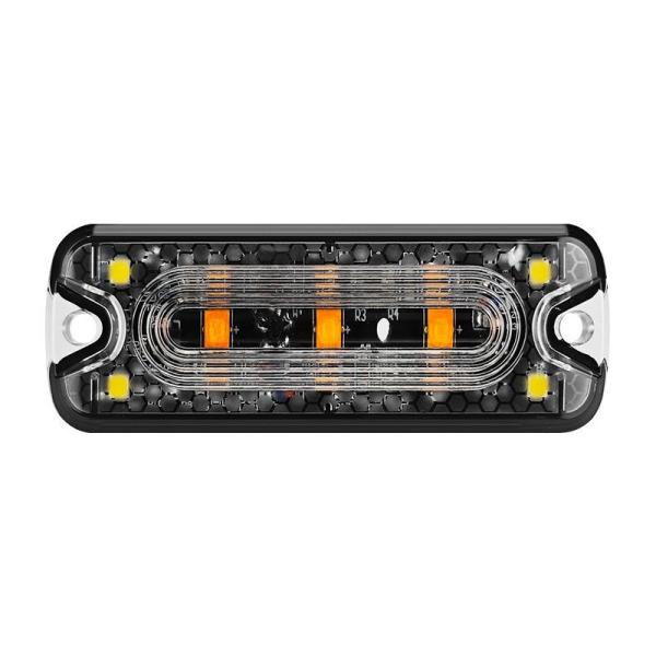 Screw Mounted Type Truck Strobe Light Amber Red Blue Surface Mount Trailer