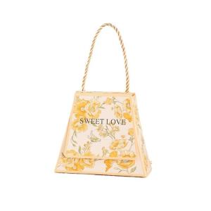 Wholesale Christmas Square Shopping Candy Logo Printed Paper Bags Custom Order and Shopping Bag from china suppliers