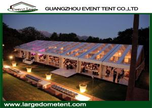 Wholesale 600 People Custom Outdoor Wedding Party Tent With Transparent Roof from china suppliers