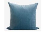 Geometric Embroidered Decorative Throw Pillows 100% Velvet For Bed / Chair
