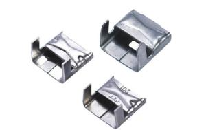 Wholesale L Type Stainless Steel Buckle , Steel Banding Clips Oxidation Resistant from china suppliers