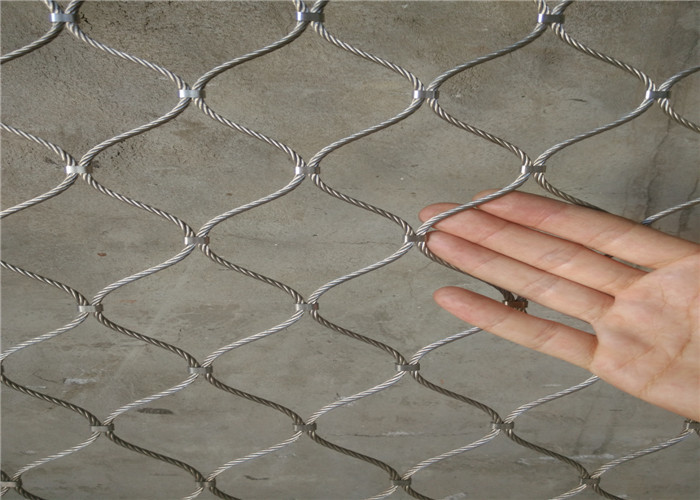 Wall Stainless Steel Woven Fabric Breaking Resistant Without Toxic Material