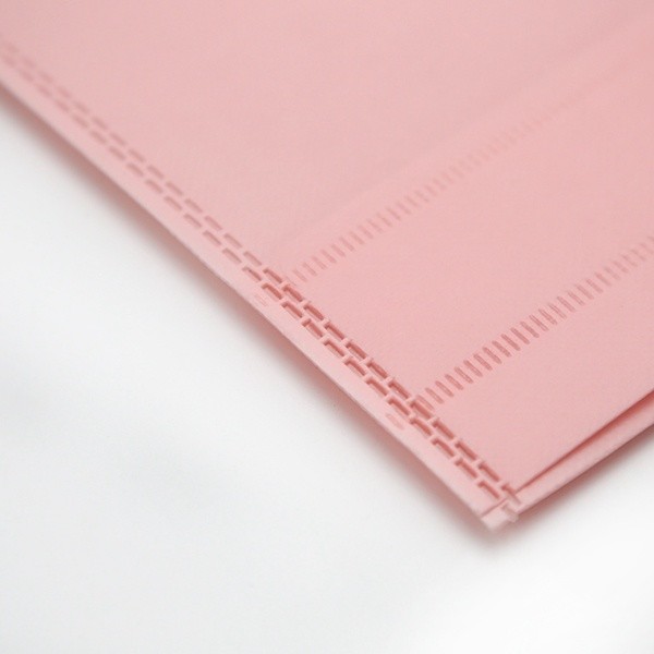 Pink 80gsm Reuse Die Cut Ultrasonic Nonwoven promotion bag
