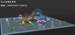 1400㎡ Medium Aqua Park Anti UV Fiberglass Water Park Design For Resort