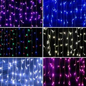 China Whole sale 110V christmas lights waterproof led solar string light outdoor icicle lights for buildings on sale